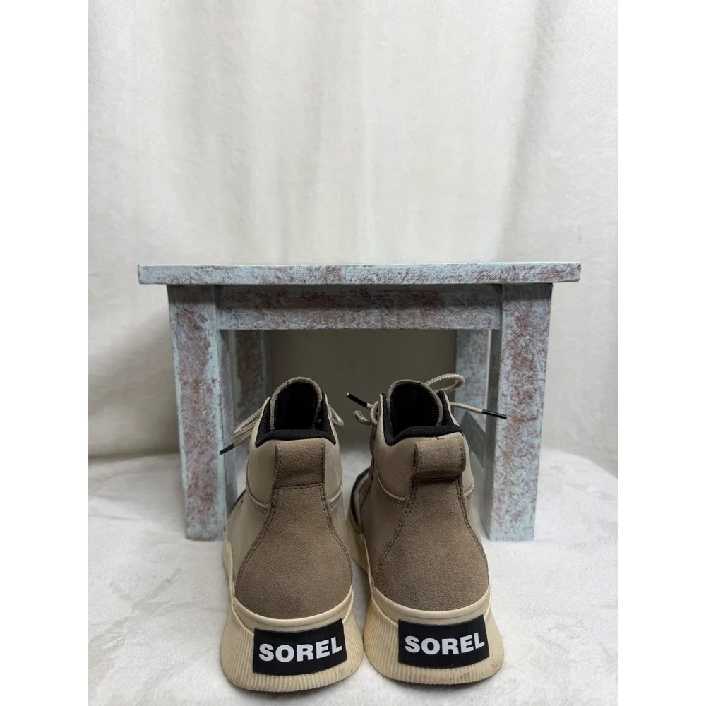 Sorel Out N About Classic Duck Boot Womens 9 Khaki Black NL5153-264 Waterproof‎